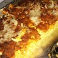 Drew's cooksnap of when they made Spaghetti Pie.