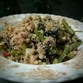 Cooksnap dari Aminatun Najariyah untuk resep Sayuran Hijau Bumbu Urap Kelapa Sangrai