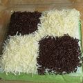 Cooksnap dari Rina Widodo untuk resep Brownies Kukus Pandan Keju