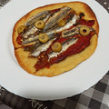 El cooksnap de Paquichu cuando hizo Coca individuales de pimiento y boquerones.