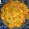 El cooksnap de Karina Casador cuando hizo Arroz integral con verduras.