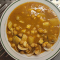 El cooksnap de anabel cuando hizo Garbanzos con gambas en crema de marisco.