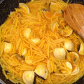 El cooksnap de Ainara Roca cuando hizo Fideos con almejas.