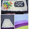 Cooksnap dari syafa untuk resep Bolu Lapis Talas Kukus Irit & Praktis