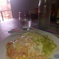El cooksnap de beatriz cuando hizo Fideos mostachol con salsa bechamel parisien.