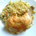 Kovácsné Deme Viktória Cooksnap-ja, amikor elkészítette a(z) Mustáros-fokhagymás tejfölben sült csirkecomb 🍗(Gluténmentes) receptet.
