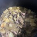 El cooksnap de Gabi Rocha cuando hizo Bistecs en salsa verde con calabacitas.