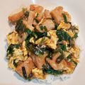 Audrey's cooksnap of when they made Garlic Chives, Egg & Pork Rice Bowl.