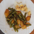 El cooksnap de CRistina Ruiz cuando hizo Judías verdes con patatas ajo y pimentón.
