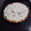 El cooksnap de Nancy Cip cuando hizo Tarta de Crema pastelera y Frutillas bañada en Chocolate.