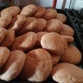El cooksnap de Flor Guti cuando hizo Pan Negro con harina Integral.