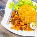 Aisha Dalhat's cooksnap of when they made Shinkafar zogala(moringa rice).