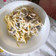 El cooksnap de Mery cuando hizo Salsa de parmesano, roquefort y setas para pasta.