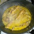 El cooksnap de Julieta Aguirre cuando hizo Pollo al wok o disco con champiñones.