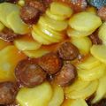 El cooksnap de Adrian Collado cuando hizo Patatas a lo pobre con chorizo.