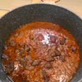 El cooksnap de Javier cuando hizo Corzo estofado.