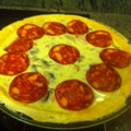 El cooksnap de Ana Laguna cuando hizo Quiche de verduras y jamón .