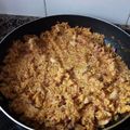 El cooksnap de carlos cuando hizo Arroz meloso de pollo, chorizo y jamón.