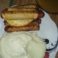 El cooksnap de Anyta Mendez cuando hizo Salchichas empanizadas a la mostaza.