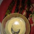 El cooksnap de fredi cuando hizo Rollitos de espárragos con dip de queso.