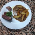 El cooksnap de Toni jimenez cuando hizo Magret de pato con manzanas.