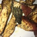 El cooksnap de Yeni Maiorano cuando hizo Batatas 'fritas' al horno.