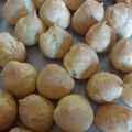 El cooksnap de luismendoza1888 cuando hizo Profiteroles de Queso Azul y Pera.