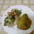 Michelle Márquez's cooksnap of when they made Filete de pescado en salsa de cilantro.