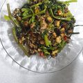 Cooksnap của Kim Thủy khi họ làm theo món Ốc bưu xào rau muống