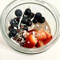 El cooksnap de Diana cuando hizo Overnight oats de fresa.
