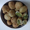 Sudha Banjara Vasani's cooksnap of when they made Chauli Beans Potli Kachori.