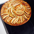 El cooksnap de Jimena Imbaquingo cuando hizo Pastel de requesón y manzana.