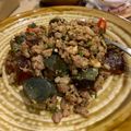 Pam H. 的 黑嚕嚕（皮蛋炒絞肉） cooksnap