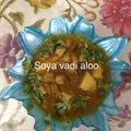 Rita Mehta ( Executive chef ) का कुकस्नैप जब उन्होंने सोयाबीन वड़ी आलू मसाला करी (Soyabean vadi aloo masala curry recipe in hindi) बनाया था।