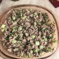 El cooksnap de Maricarmen Meza cuando hizo Ensalada de atún y pepino🐟.