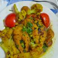 Srilekha Banik's cooksnap of when they made আলু বড়ি ফুলকপি দিয়ে ট্যাংরা মাছ.