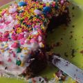 El cooksnap de maia bordón cuando hizo Torta Red Velvet para San Valentín.