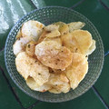 El cooksnap de Mercedes Cossío cuando hizo Chips al microondas (saludables).