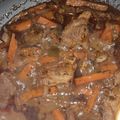 El cooksnap de Carla Alvarado cuando hizo Cerdo en cubos con cerveza.