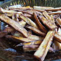 El cooksnap de Javi Sastre cuando hizo Berenjena frita con miel.