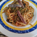 El cooksnap de Jose Luis Egido cuando hizo Spaghetti a la putanesca.
