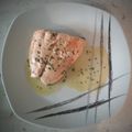 El cooksnap de Alberto cuando hizo Salmón al limón.