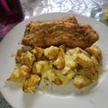 El cooksnap de Ely Galeano cuando hizo Salmón blanco a la plancha con papas rústicas.