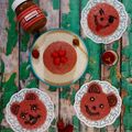 Sudeshna Rajib Das's cooksnap of when they made Heart Shaped Eggless Fluffy Strawberry Pancakes.