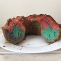 El cooksnap de claudio cuando hizo Queque tricolor.