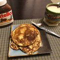 El cooksnap de Seberiano Soto cuando hizo Pancakes/Panqueques.