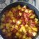El cooksnap de Luis Moreno cuando hizo Papas con longaniza.