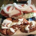 Tattooedcookman's cooksnap of when they made Buffalo Chicken Sammies.