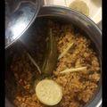 Meerab Rais's cooksnap of when they made Masala chicken with daal mash.