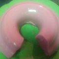 El cooksnap de Sandra Jerez cuando hizo Gelatina con leche.